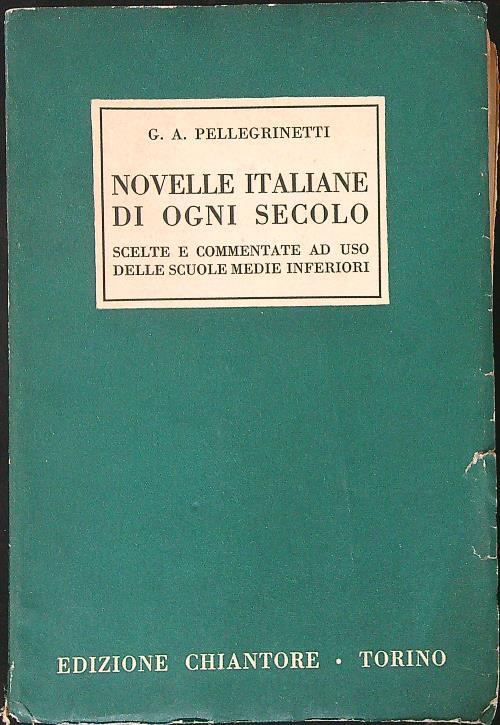 Novelle Italiane di ogni secolo - copertina
