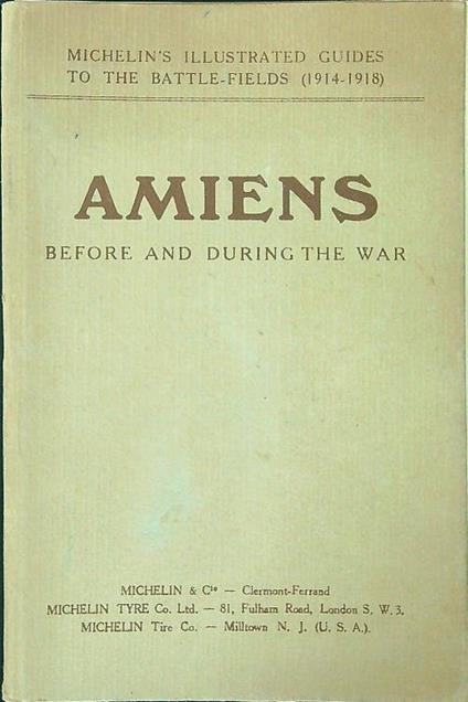 Amiens Before and during the war - copertina