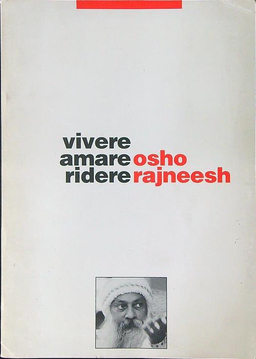 Vivere amare ridere - Rajneesh Osho - copertina