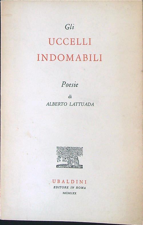 Gli uccelli indomabili
