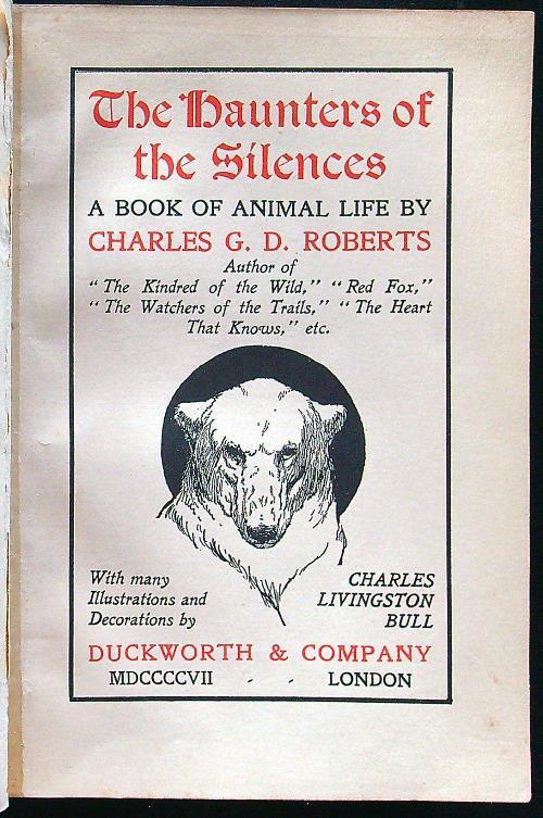 The haunters of the silences - Charles Robert - copertina