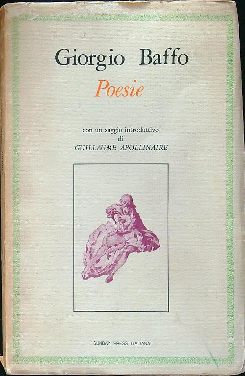 Poesie - Giorgio Baffo - copertina