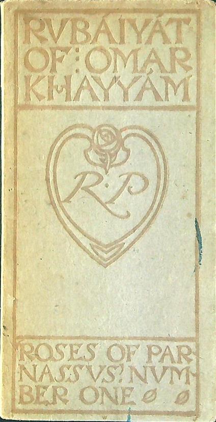 Rubaiyat of Omar Khayyam - copertina