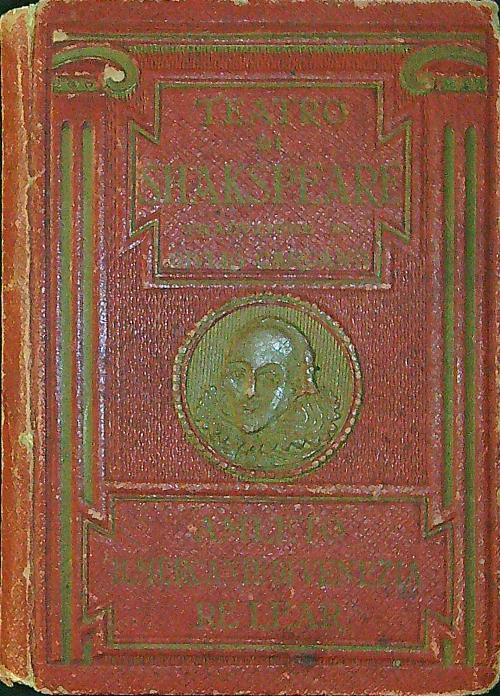 Teatro di Shakespeare - Giulio Carcano - copertina