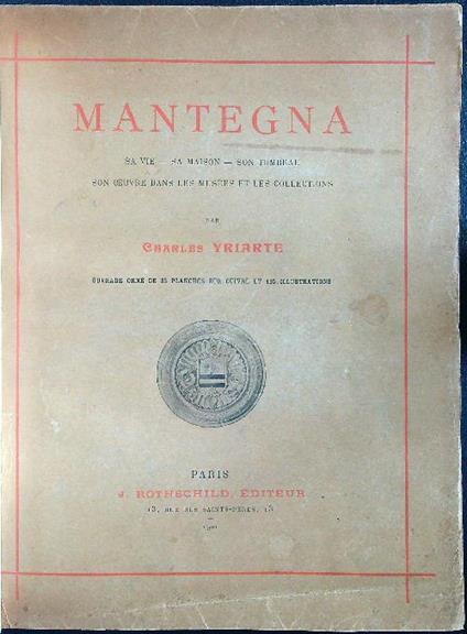 Mantegna - Charles Yriarte - copertina