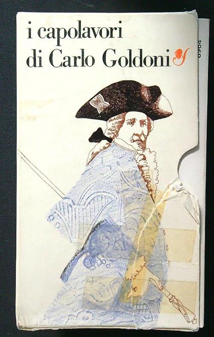 I capolavori di Carlo Goldoni 4 vv - Carlo Goldoni - copertina