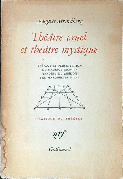 Theatre cruel et theatre mystique - August Strindberg - copertina
