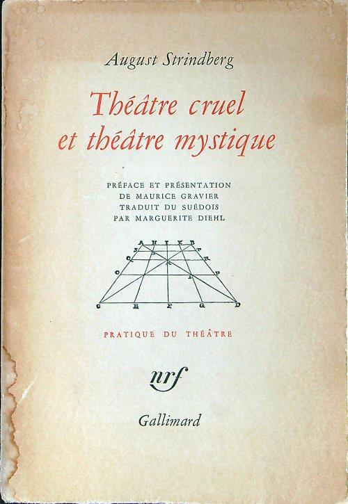Theatre cruel et theatre mystique - August Strindberg - copertina