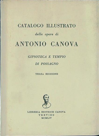 Catalogo illustrato delle opere di Antonio Canova - copertina