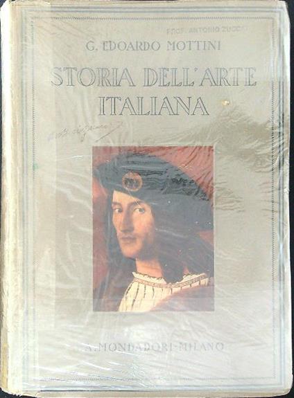 Storia dell'arte Italiana - G. Edoardo Mottini - copertina