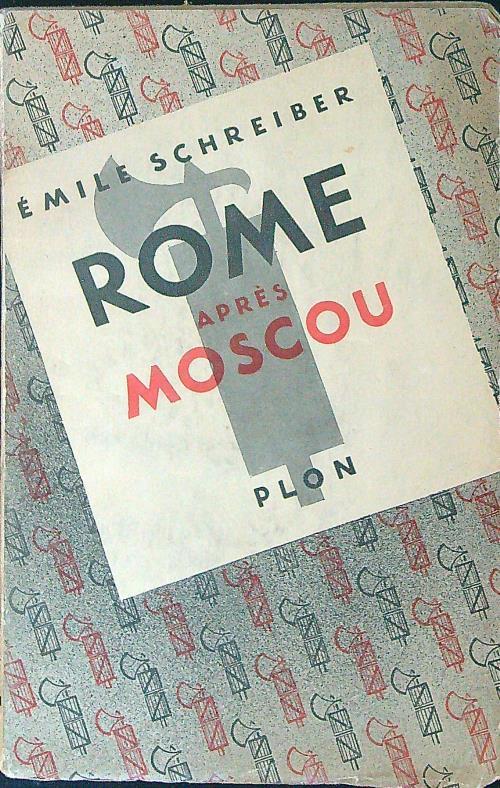 Rome apres Moscou - copertina