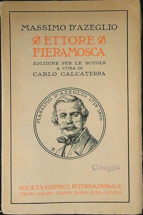 Ettore Fieramosca - Massimo D'Azeglio - copertina