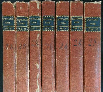 Vite 7 vv - Plutarco - copertina