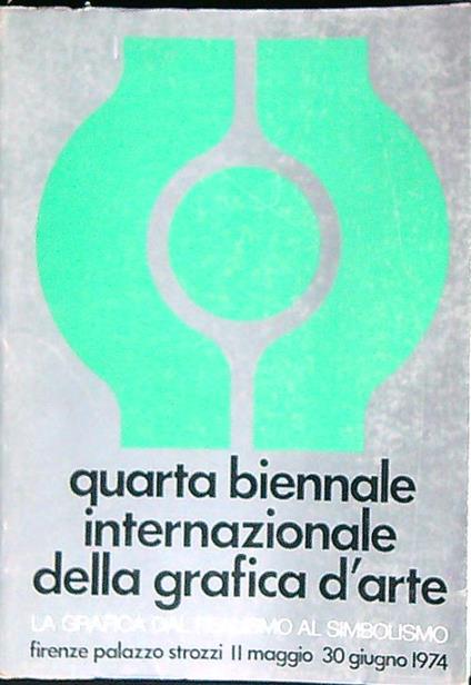 Quarta biennale internazionale della grafica d'arte (1974) - copertina