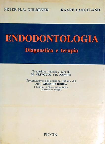 Endodontologia. Diagnostica e terapia - copertina