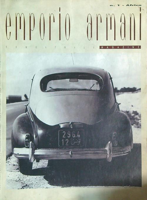 Emporio Armani n. 1 Africa - copertina