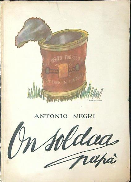 On soldaa papà - Antonio Negri - copertina