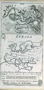 Tarocco geografico europeo secolo XVIII