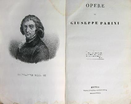 Opere - Giuseppe Parini - copertina