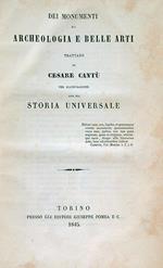 Dei monumenti di archeologia e belle arti