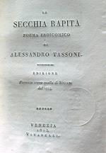 La secchia rapita poema eroicomico