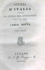 Storia d'Italia. 10 vv