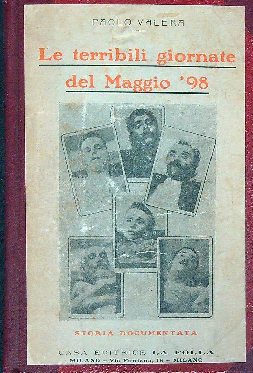 Le terribili giornate del maggio '98 - Paolo Valera - copertina