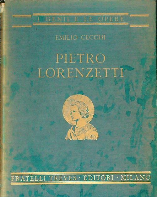 Pietro Lorenzetti - Emilio Cecchi - copertina