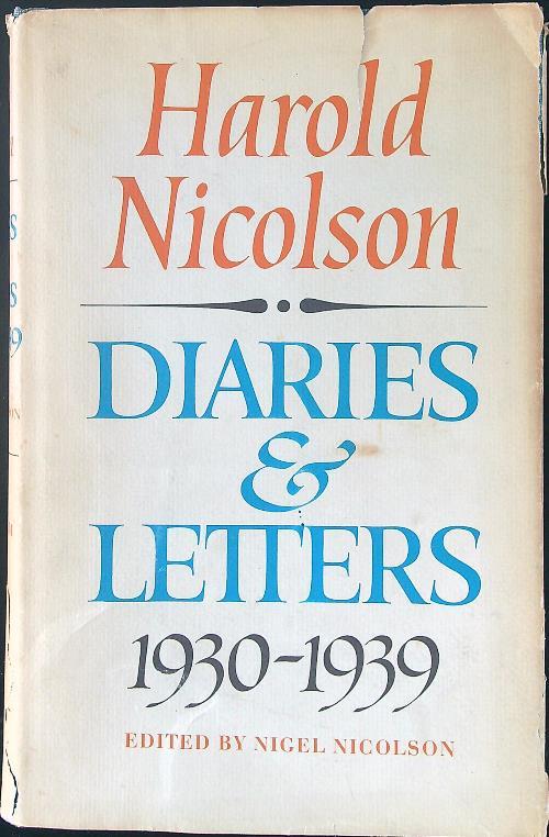 Diaries & letters 1930 - 1939 - Harold Nicolson - copertina