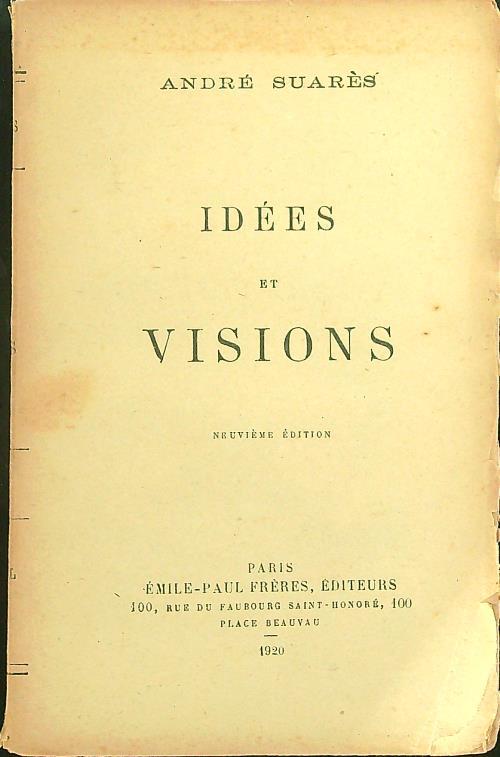 Idees et visions