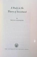 A Study in the Theory of Investment