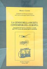 La genesi nella società contemporanea europea