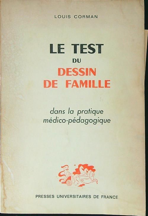 Le test du dessin de famille - Louis Corman - copertina