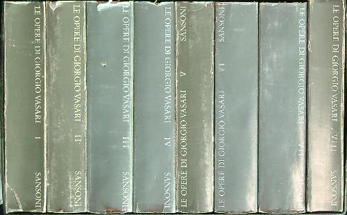 Le opere di Giorgio Vasari. 8vv