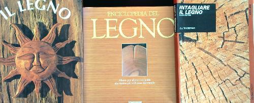 Il legno - Enciclopedia del legno - Intagliare il legno. Lotto 3 vv - copertina