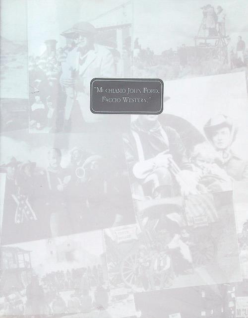 Mi chiamo John Ford. Faccio Western - copertina