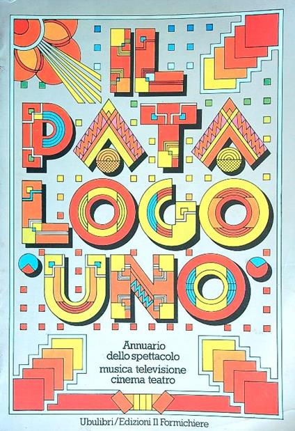Il patalogo uno - copertina