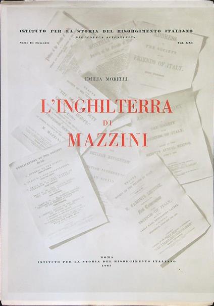 L' Inghilterra di Mazzini - Emilia Morelli - copertina