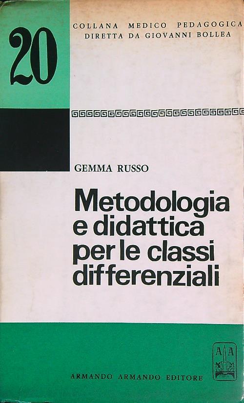 Metodologia e didattica per le classi differenziali - Gemma Russo - copertina