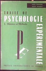 Traitè de Psychologie Experimentale I