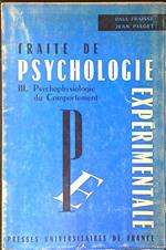Traitè de Psychologie Experimentale III