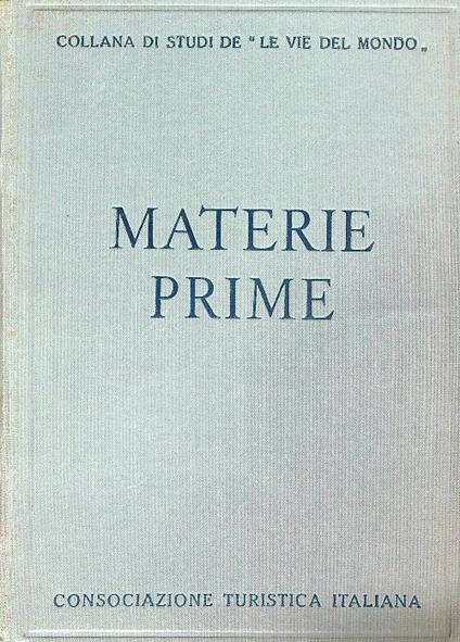 Materie prime - copertina
