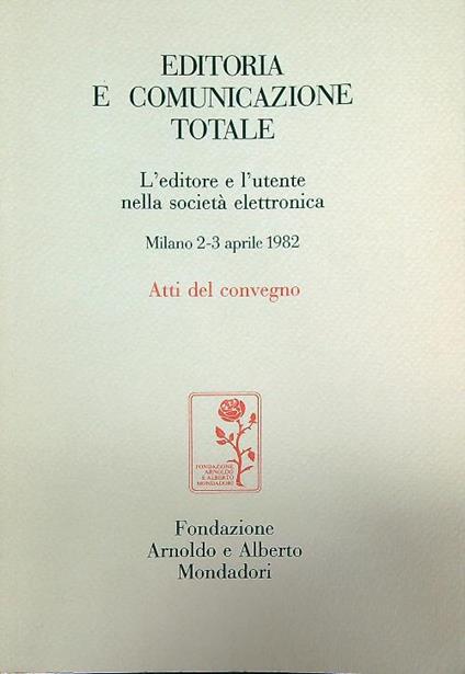 Editoria e comunicazione totale - copertina