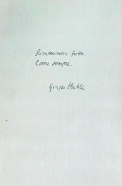 A Giorgio Strehler - copertina