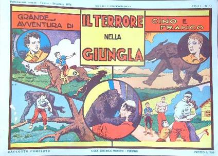 Avventure di Cino e Franco numeri 1-2-3-4-5-8-10-12-13-14-15-16-17/1974 - copertina