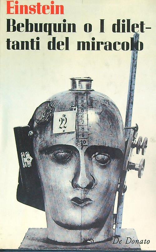 Bebuquin o i dilettanti del miracolo - Carl Einstein - copertina
