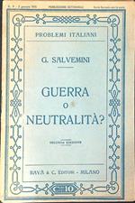 Guerra o neutralità?