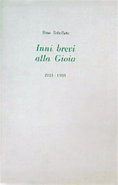 Inni brevi alla Gioia 1933-1934