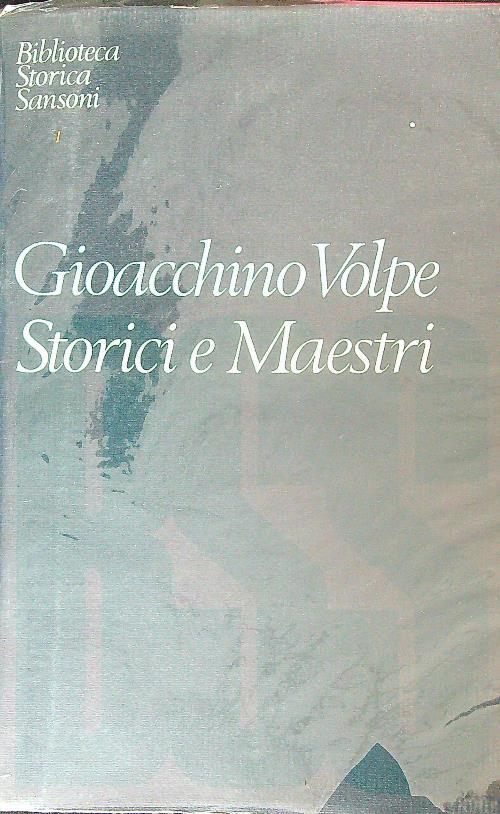Storici e Maestri