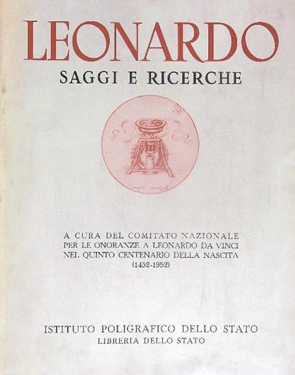 Leonardo saggi e ricerche - copertina